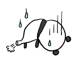 Balloon Panda sticker #9023098