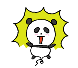 Balloon Panda sticker #9023099