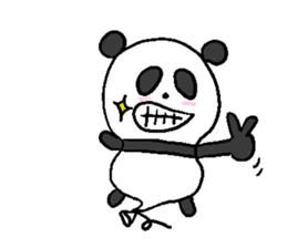 Balloon Panda sticker #9023102