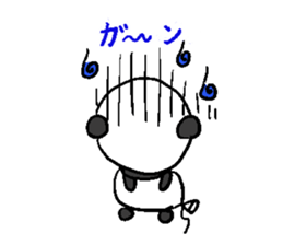 Balloon Panda sticker #9023103