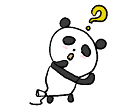 Balloon Panda sticker #9023104