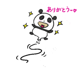 Balloon Panda sticker #9023105