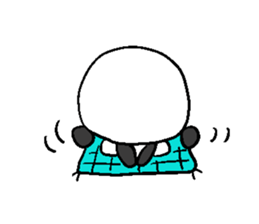 Balloon Panda sticker #9023111