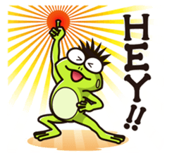 Let's go!! Mr. Kaeru sticker #9023250