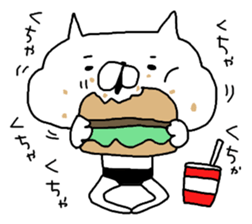 Miscellaneous too rabbit and cat. sticker #9023285