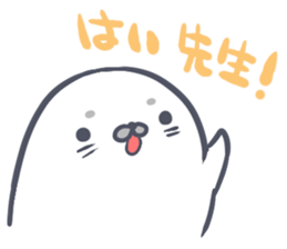 Daily life of the Earless Seal sticker #9023611