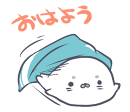 Daily life of the Earless Seal sticker #9023612