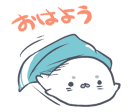 Daily life of the Earless Seal sticker #9023612