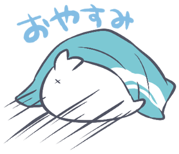 Daily life of the Earless Seal sticker #9023613