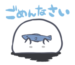 Daily life of the Earless Seal sticker #9023623