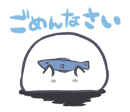Daily life of the Earless Seal sticker #9023623