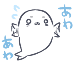 Daily life of the Earless Seal sticker #9023624