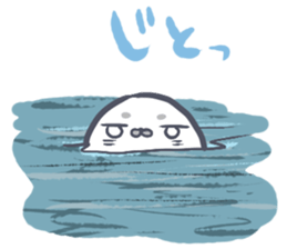 Daily life of the Earless Seal sticker #9023628