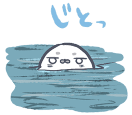 Daily life of the Earless Seal sticker #9023628