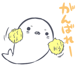 Daily life of the Earless Seal sticker #9023629