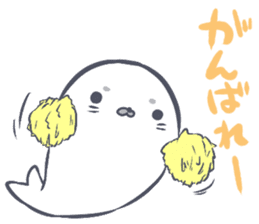 Daily life of the Earless Seal sticker #9023629