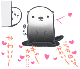 Daily life of the Earless Seal sticker #9023631