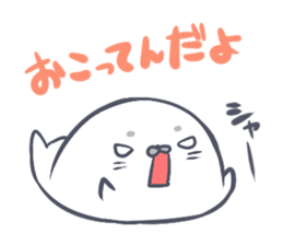 Daily life of the Earless Seal sticker #9023634