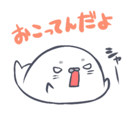 Daily life of the Earless Seal sticker #9023634