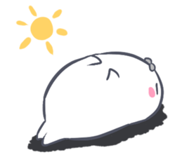 Daily life of the Earless Seal sticker #9023636