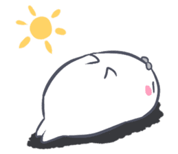 Daily life of the Earless Seal sticker #9023636
