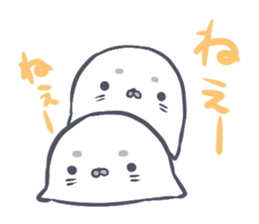 Daily life of the Earless Seal sticker #9023638