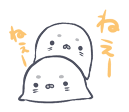 Daily life of the Earless Seal sticker #9023638