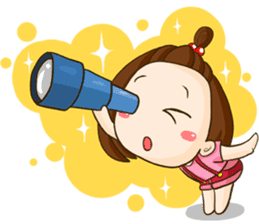 TuaLek : a tiny cute girl [Eng] sticker #9024173