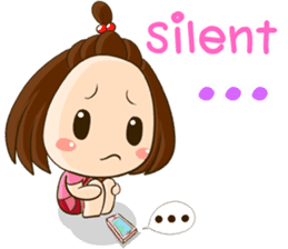 TuaLek : a tiny cute girl [Eng] sticker #9024194