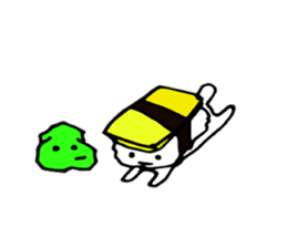 Japanese food sushi kawaii!! sticker #9024241