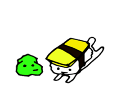 Japanese food sushi kawaii!! sticker #9024241