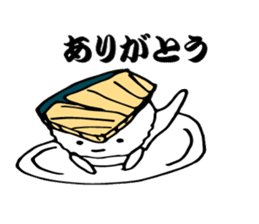 Japanese food sushi kawaii!! sticker #9024243