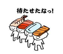 Japanese food sushi kawaii!! sticker #9024244