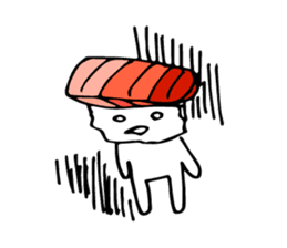 Japanese food sushi kawaii!! sticker #9024263