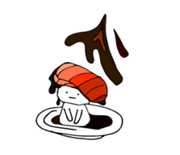 Japanese food sushi kawaii!! sticker #9024269