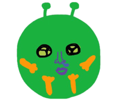 I am a very cute Alien. sticker #9024608