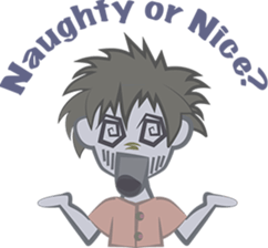 Zombie Christmas sticker #9024650