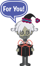 Zombie Christmas sticker #9024655