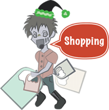 Zombie Christmas sticker #9024661