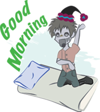 Zombie Christmas sticker #9024667