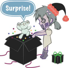 Zombie Christmas sticker #9024668