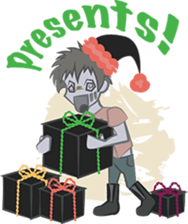 Zombie Christmas sticker #9024673