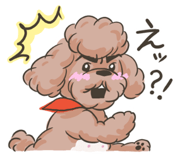 Sticker of Girl & Dog sticker #9024724