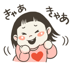 Sticker of Girl & Dog sticker #9024725