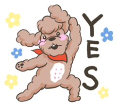 Sticker of Girl & Dog sticker #9024726