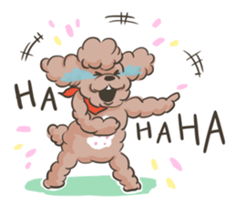 Sticker of Girl & Dog sticker #9024735