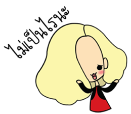 Lady insurance sticker #9025296