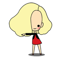 Lady insurance sticker #9025314