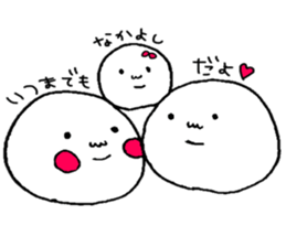 The girl who enjoys winter sticker #9026548