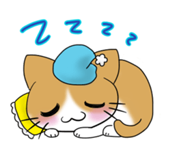 nyanko with the cafe latte color sticker #9027204